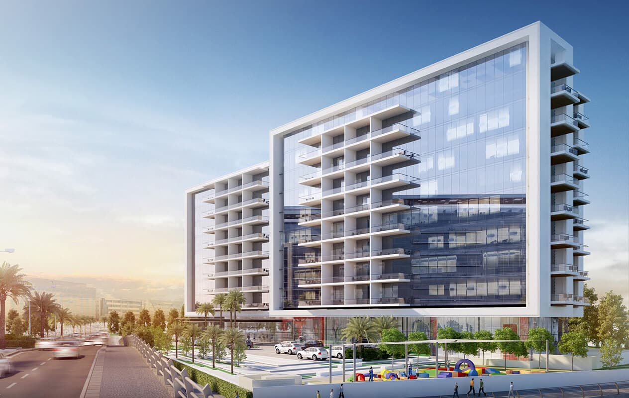 Official view of Gateway Residences at Mina Al Arab