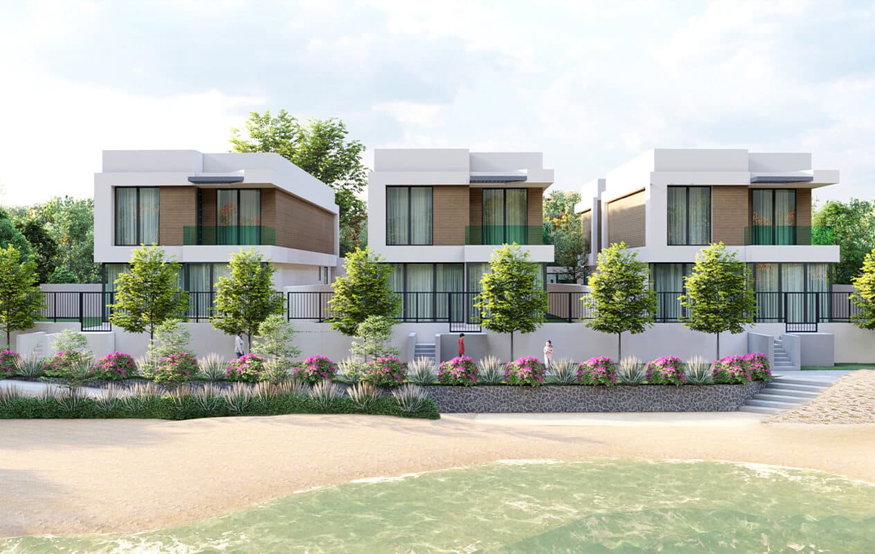 Official view of Marbella villas in Mina Al Arab